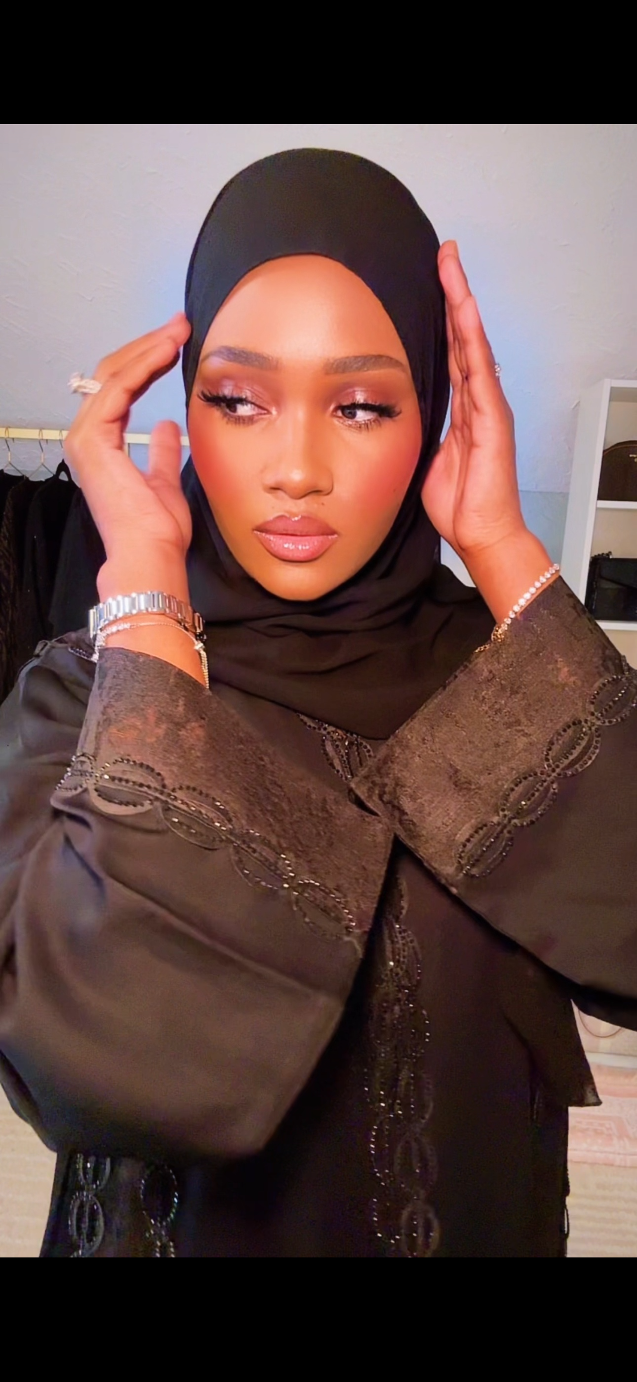 Zara lace Front Abaya
