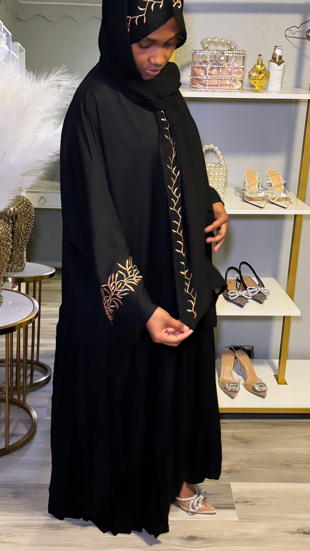 Aaliyah Embroidered Abaya