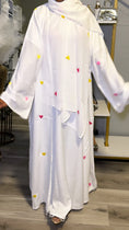 Load image into Gallery viewer, Embroidered Heart Abaya
