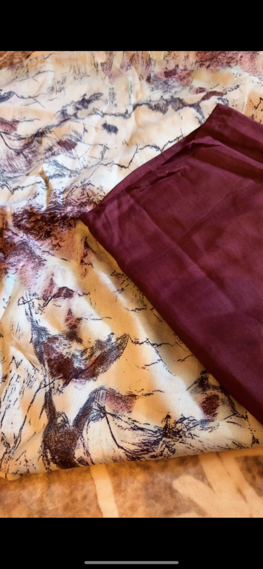 Purple Baati Set