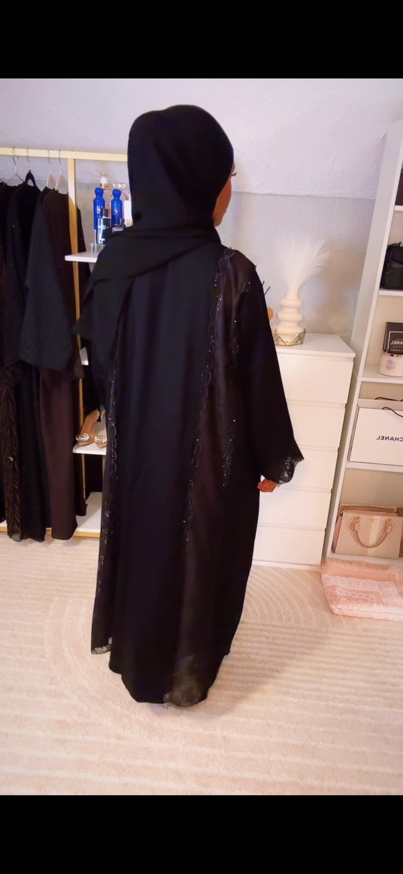 Lace abaya