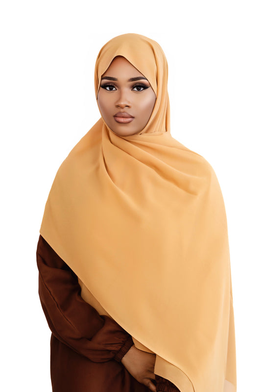 Chiffon Hijab-Latte