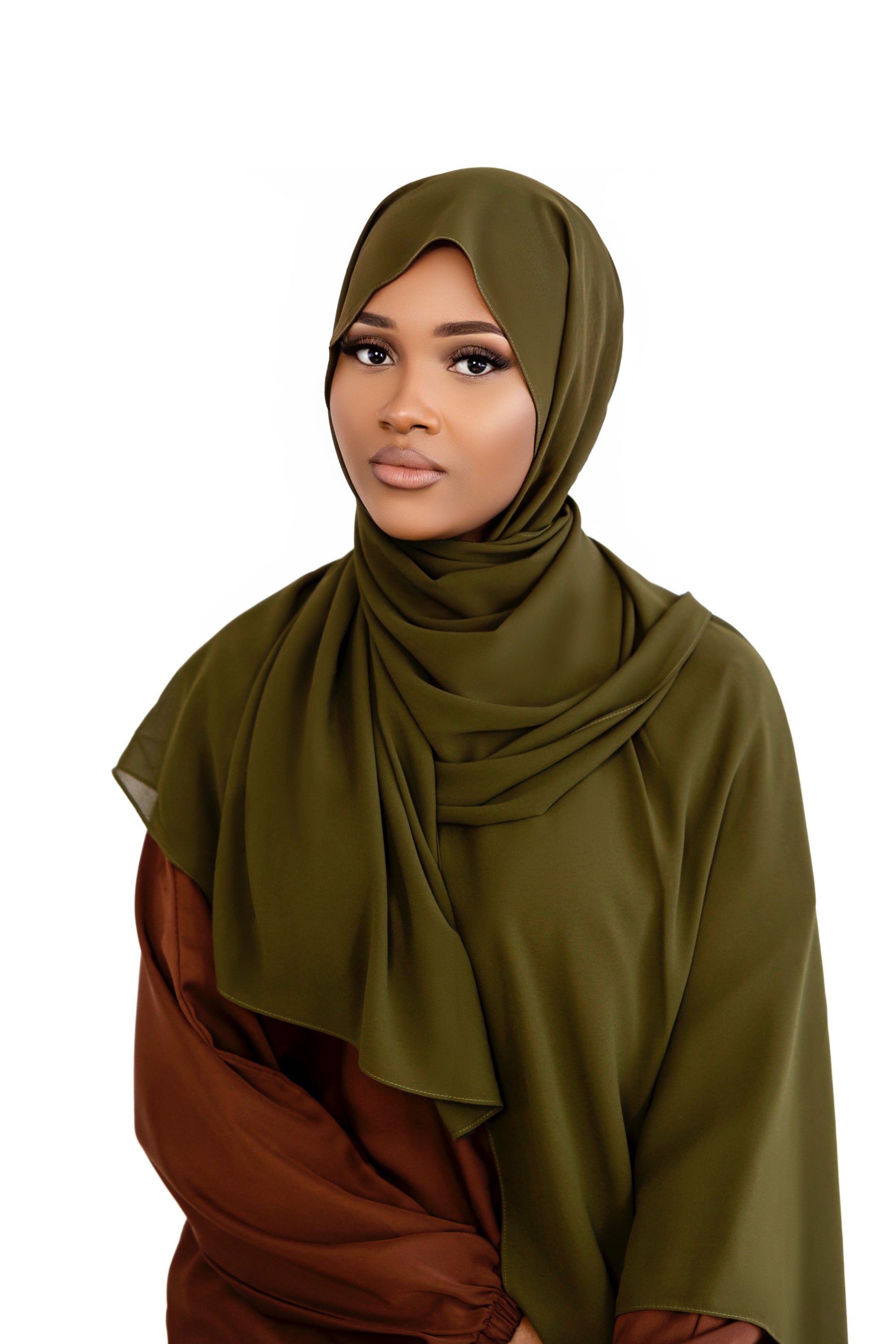 Chiffon Hijab-Olive Green